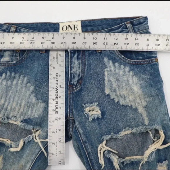 Trashed Freebirds in Cobain by One Teaspoon 26 W - Picture 9 of 13